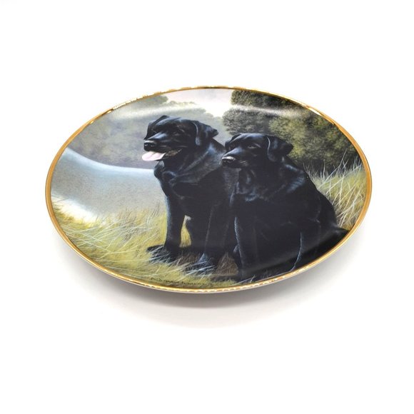 Sporting Companions Collector Plate By Nigel Hemming Numbered Lab Hunting Dogs - Picture 5 of 8